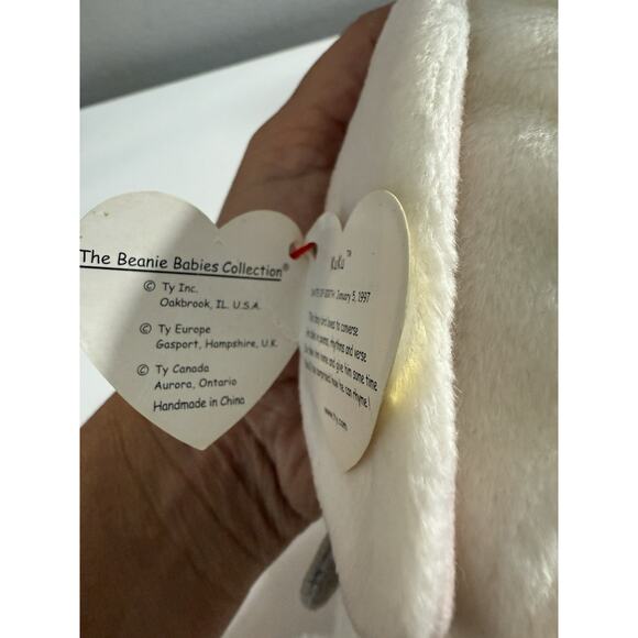 TY Beanie Baby Kuku the Cockatoo TAG ERRORS RARE RETIRED 1997 1998 Mint - Picture 8 of 10